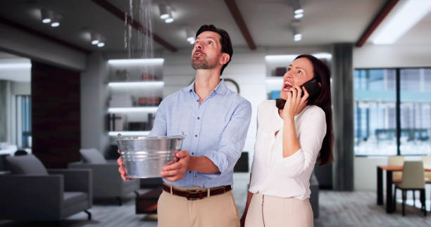 Water damage restoration process in Weedpatch, CA